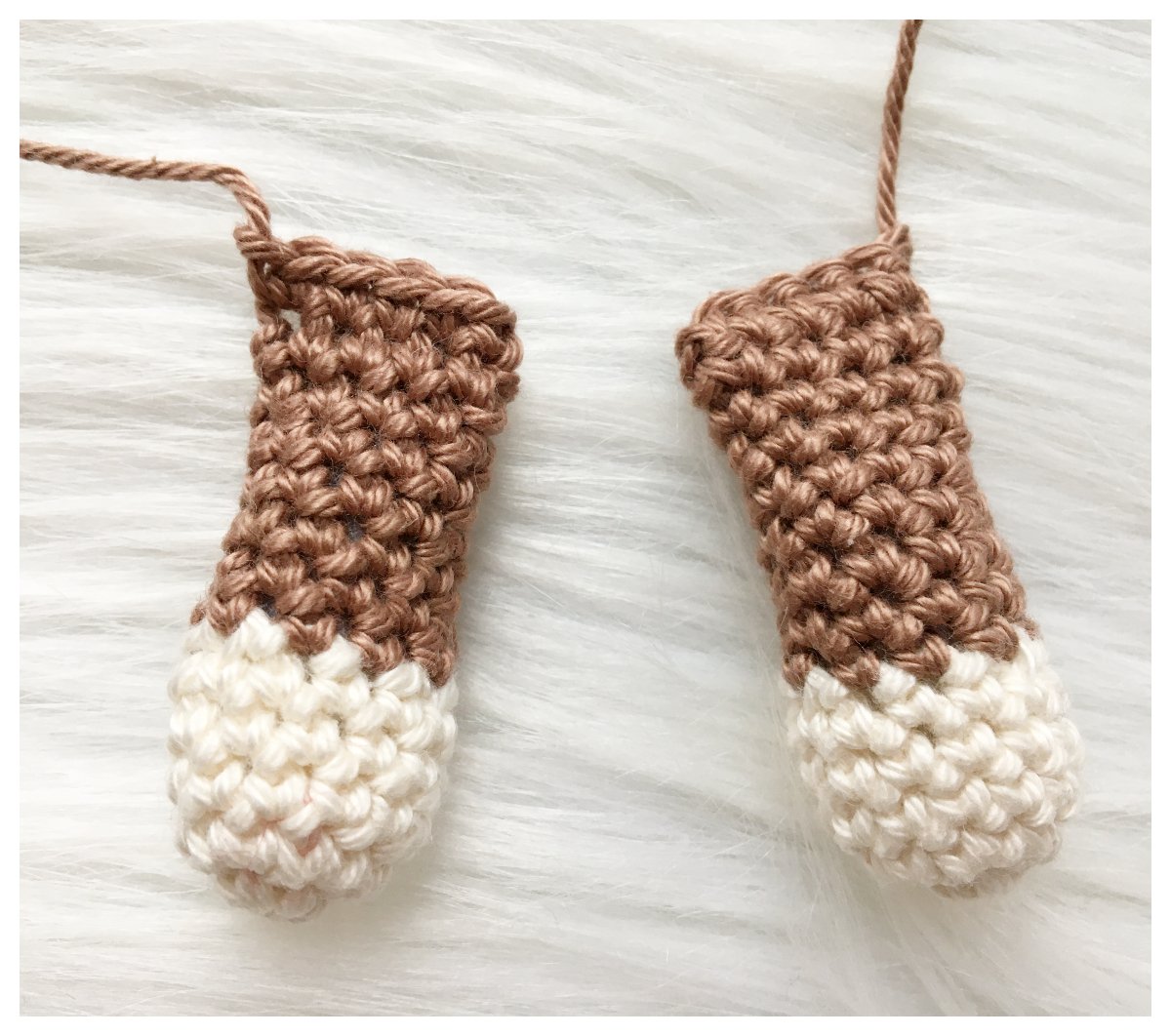 Blog-Inhaltsbild für 'Rentiermädchen Lyra, kostenlose Häkelanleitung'